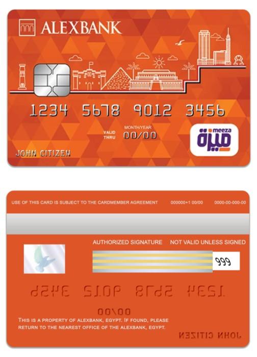 Egypt Alexbank mezza card